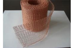 China 15cm 20cm 25cm Knitted Wire Mesh Tape SS304 Irregular Hole supplier