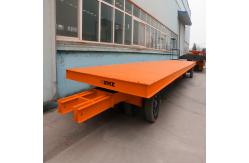 China 50 Tons Heavy Duty Transfer Cart For Material Handling Wireless Remote Control supplier