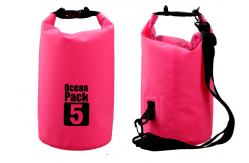 China 5l Sturdy Watertight Dry Storage Bags 0.5mm Thickness With Adjustable Strap supplier