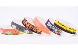 China Sequential Numbering Barcoding Tyvek Paper Bracelets for Identification and Access Control supplier