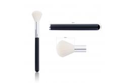 China Pbt Hair 5pcs Makeup Brush Set With Matte Finish Silver Brass Ferrule supplier