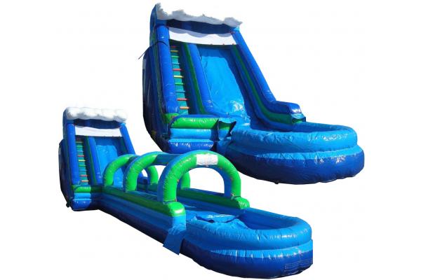 Inflatble Slide / inflatable pool slide / inflatable slip water slide wave slide