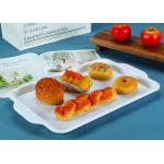 Odorless Melamine 16.75 Food Serving Tray With Handle