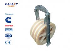 China Three Nylon Wheel Conductor Cable Stringing Blocks For Transmission Line supplier