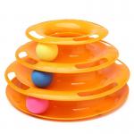 Pet Three Layer Turntable Track Cat Toys Interactive for sale