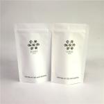 Hot Stamping Stand Up 110 Micron MOPP Kraft Paper Bags for sale