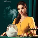 White Remote Control Aroma Oil Diffuser 600ml Room Mute TWO Mist Mode for sale