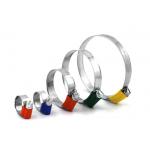 British Hose Clamp Wth Tube Housing , Insulation Metal Clamping Band Hose Clips for sale