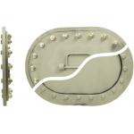 Oiltight Marine Hatch Cover Watertight Sunk Manhole Cover 450mm