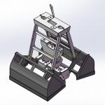 Remote Control ABS 12 CBM Clamshell Crane Grab Bucket