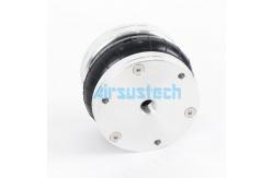 China Rubber Air Spring Parker 9109400 Single Convoluted Air Bellows with Aluminum Plate supplier