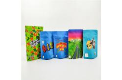 China SGS 100mic CMYK Biodegradable Smell Proof Bags Resealable VMPET MOPP supplier