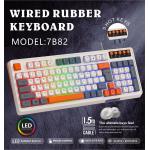 Specially Tuned Reinforced Silicone Keycaps Rubber Keyboard With 94+5 Multimedia Keys Over 10 Million Keystroke Lifespan for sale