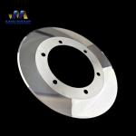 Lithium Electrode Battery Industry Tungsten Carbide Rotary Slitter Blades Grinding for sale