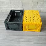 Small Vented Collapsible Storage Crate PP Plastic For Snack Fruit for sale