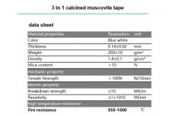 China YT Mica / 3 in 1 calcined muscovite tape for cables & wires supplier