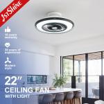 ROHS Certified 1stshine 6 Speed LED Ceiling Fan with Smart Remote and Adjustable Wind for sale
