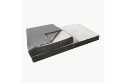 China Tri Fold Design Charcoal Foam Mattress With Bamboo Fiber Fabric supplier