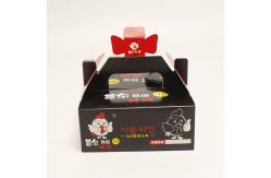 China Disposable Fast Food Paper Box , PE Coated Take Out Fried Chicken Packing Box supplier