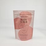 Custom Printed Logo Aluminum Foil Mylar Stand Up Pouch 50g 100g 200g 500g Body Salt Scrub Packaging Bag for sale