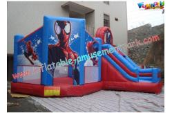 China Customized Party Outdoor Inflatable Bouncer Slide For Kids With Spiderman supplier