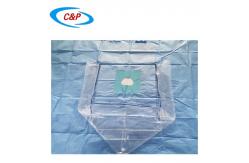 China SMS PE Sterile Blue Craniotomy Drape Towel For Head Surgery supplier
