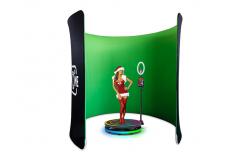 China Tension Fabric Led Backdrop Wall Circular Video Wall Backdrop supplier