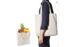 China 2022 Customized Totes With Logo Black Cotton Canvas Grocery Bags 230gsm supplier