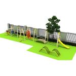Amusement Park Playground Slides Children Equipment Kids Playing Game for sale