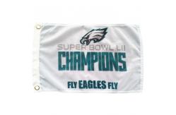 China 12 X 18 Polyester Canvas Header And Grommets Voting Flag supplier