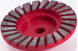 China Universal Grinding Diamond Cup Wheel , Customized Size Diamond Turbo Cup Wheel supplier