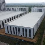 Prefab H-Section Steel Structure Workshop With Bridge Crane Anti-Corrosion for sale