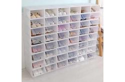China Portable Lidded Household Shoe Box With Magnetic Collapsible Weight 0.225kg supplier
