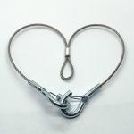 Two Legs Hanger Wire Galvanized Steel Wire Rope Slings With Soft Eye Loops For Panel Lights for sale