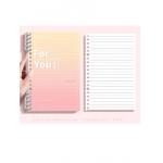 Elegant Notebook Hardcover Book Printing with Customized Page Count