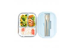 China 1000ml BPA Free Borosilicate Glass Food Container With Lids supplier