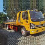 Duolika 4*2  Flatbed Trailer   One Tow Two Wrecker  Rescue Recovery Tow Truck