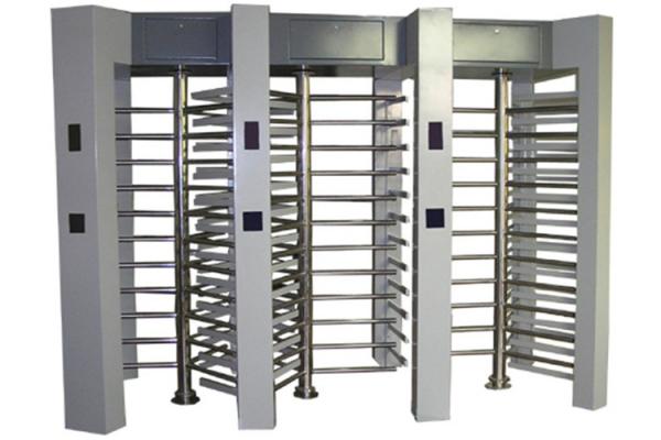 Semi Automatic Controlled Access Turnstiles , Heavy Duty Security Turnstile Gate