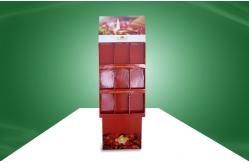 China Durable 9 Cell POP Cardboard Display Cardboard Floor Standing Eco-friendly Printing supplier