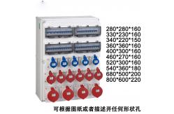 China Industrial Socket Control IEC60439-3 Weatherproof Distribution Box supplier