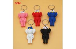 China 3D Character Keychain With Metal Key Ring Custom Keychain supplier