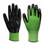 Nitrile Supergrip Tight Fitting ladies Gardening Work Gloves Size 9 Size 10 for sale