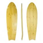 YOBANG 33inch 36inch Bamboo Old School Skateboard Blank maple Longboard Deck for sale