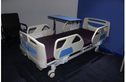 China 45cm Height Adjustment Electric Hospital Bed 500MM 5 Function Icu Bed ABS Rail supplier
