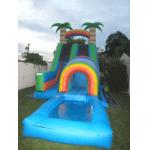 Inflatable Water Slide / inflatable giant palm tree slide for sale