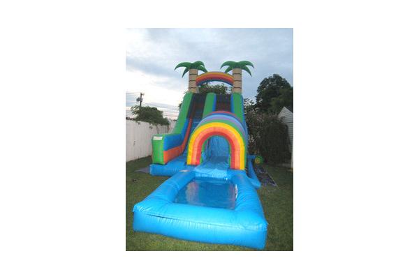 Inflatable Water Slide / inflatable giant palm tree slide