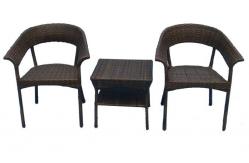 China 3pcs rattan sofa set supplier
