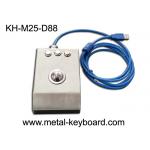 Desktop 25mm PS2 Stainless Steel Trackball Mouse IP65 Waterproof for sale