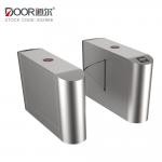 Acrylic Arm Single Bidirectional RS485 Flap Barrier Gate Access Control for sale