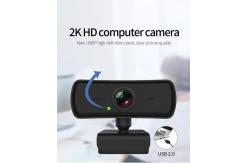 China 360 Rotation 2560x1440P HD Computer Camera Durable 2K Live Streaming Webcam supplier